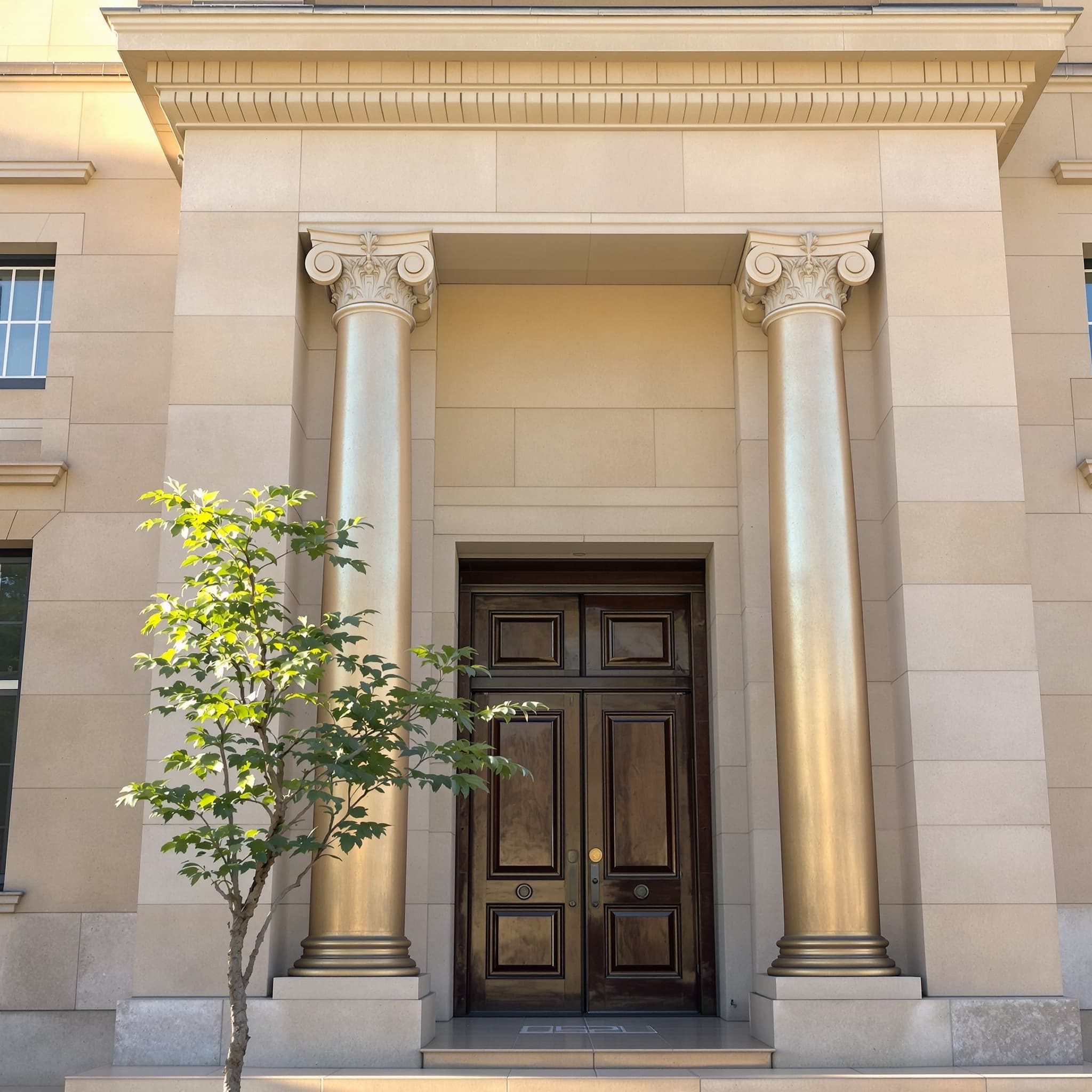 Ensayo sobre las columnas del pórtico de una logia